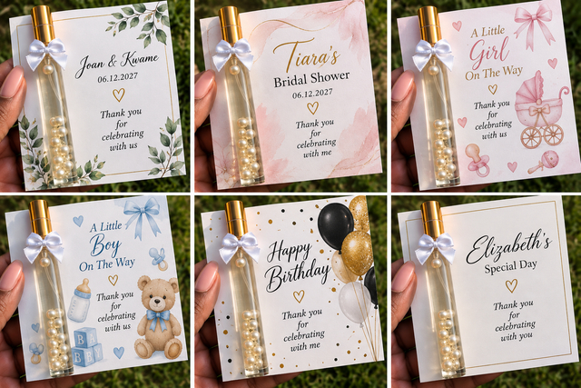 Perfume Party Favors