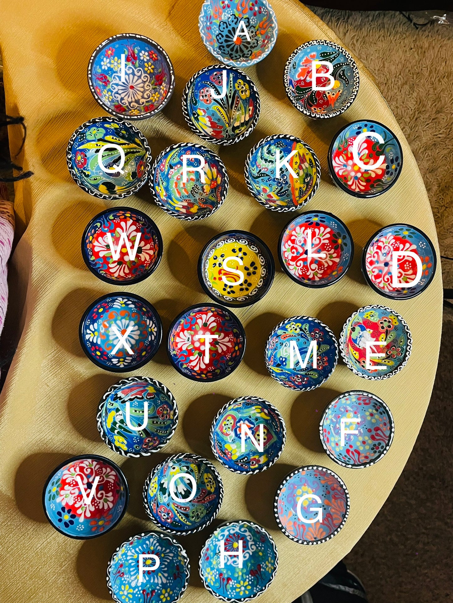 Handmade Ceramic Bowls- Blues