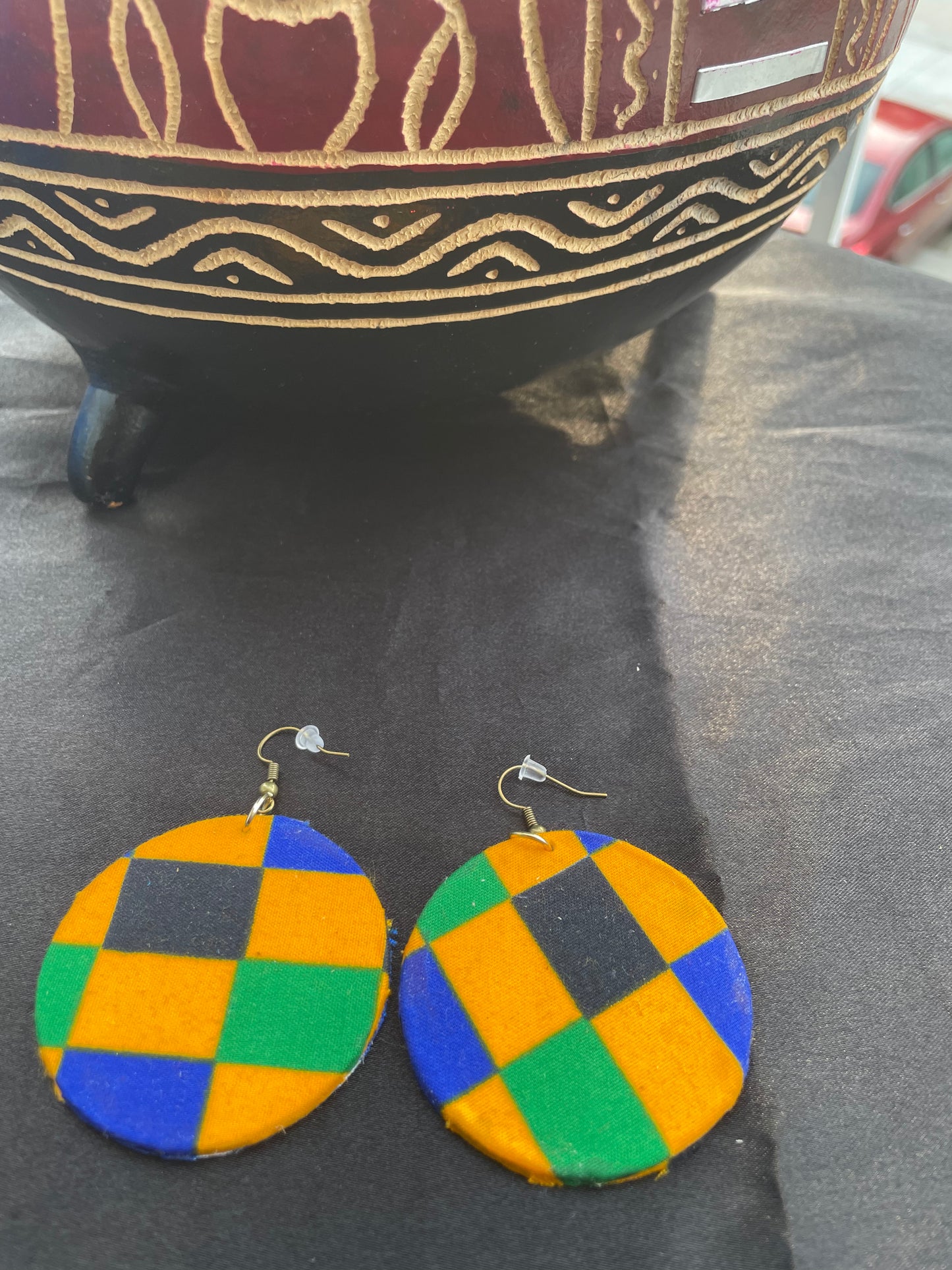 African/Ankara Fabric Earrings