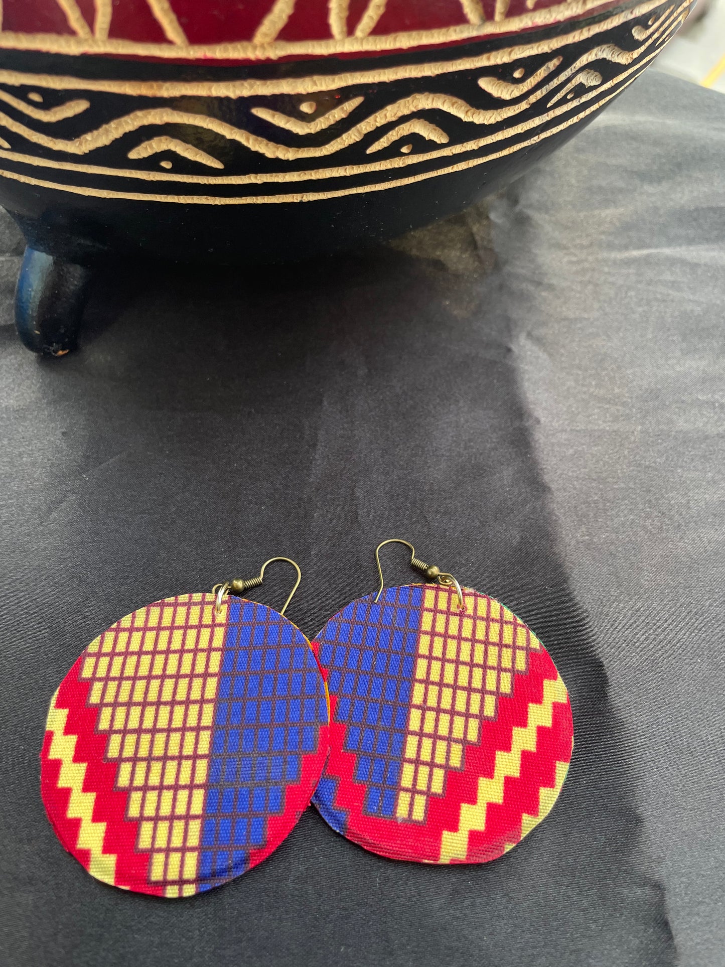 African/Ankara Fabric Earrings