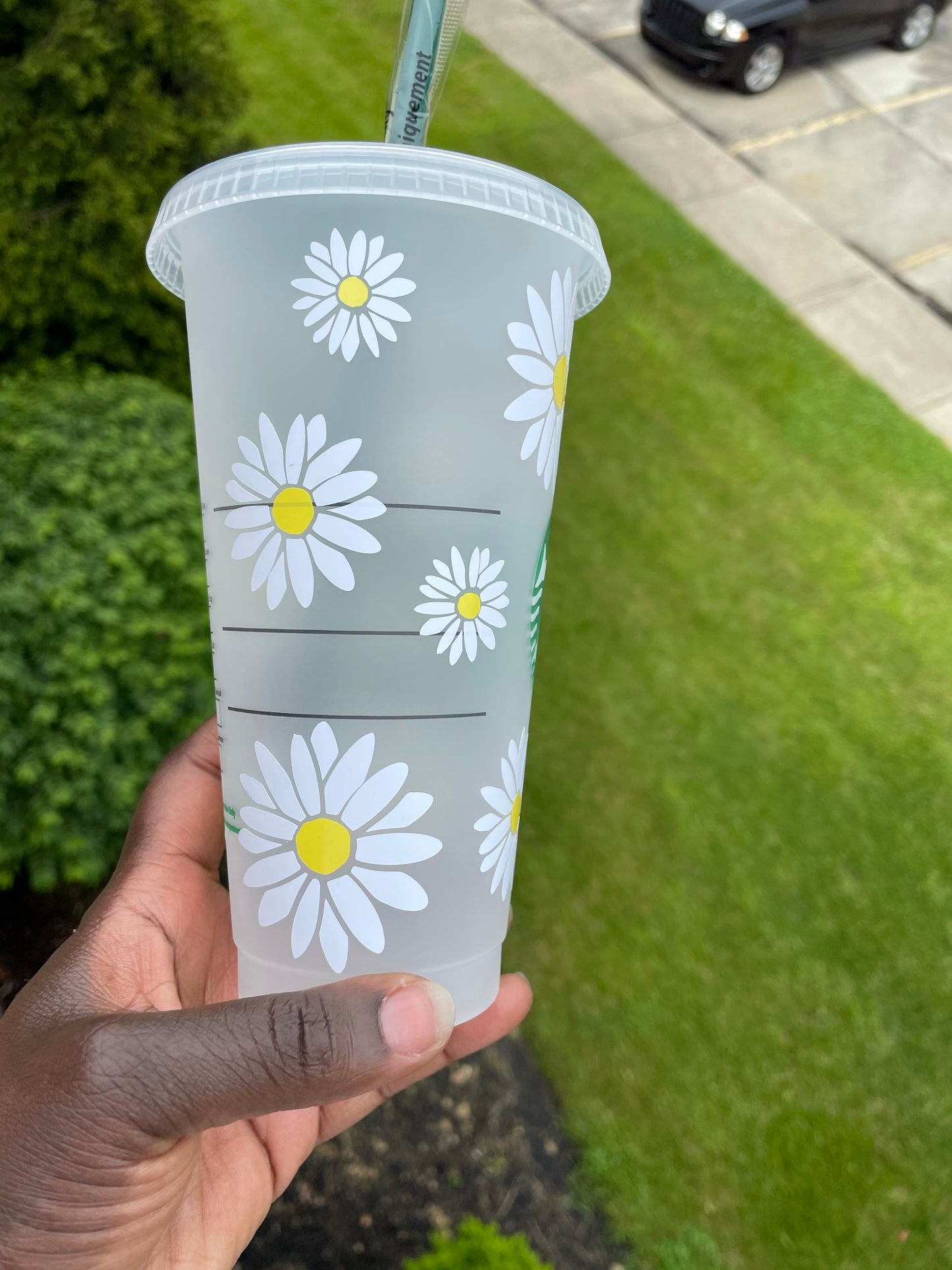 Daisies Personalized Starbucks Cold Cup