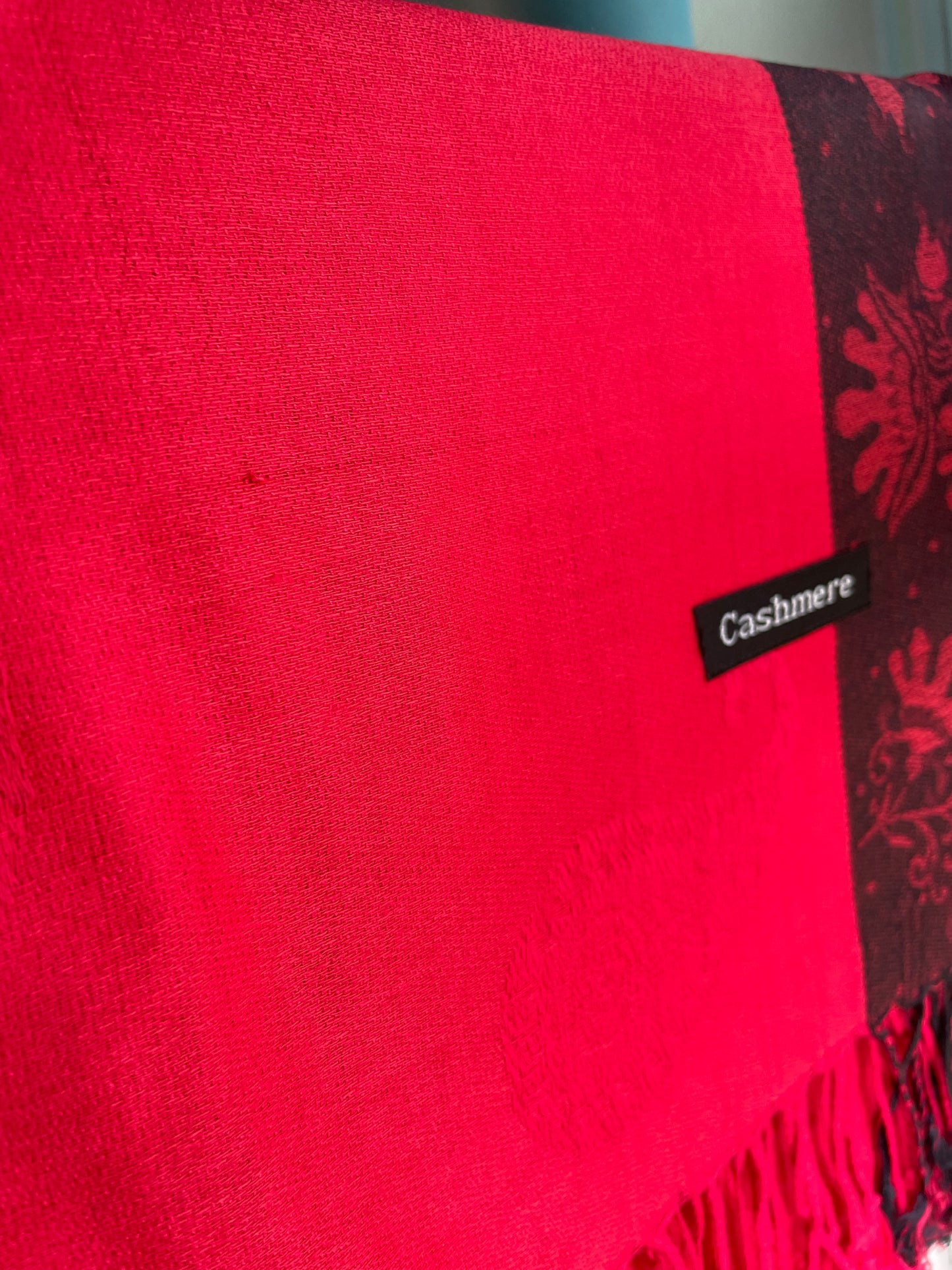 Framed Paisley - Cashmere Scarf /Shawl