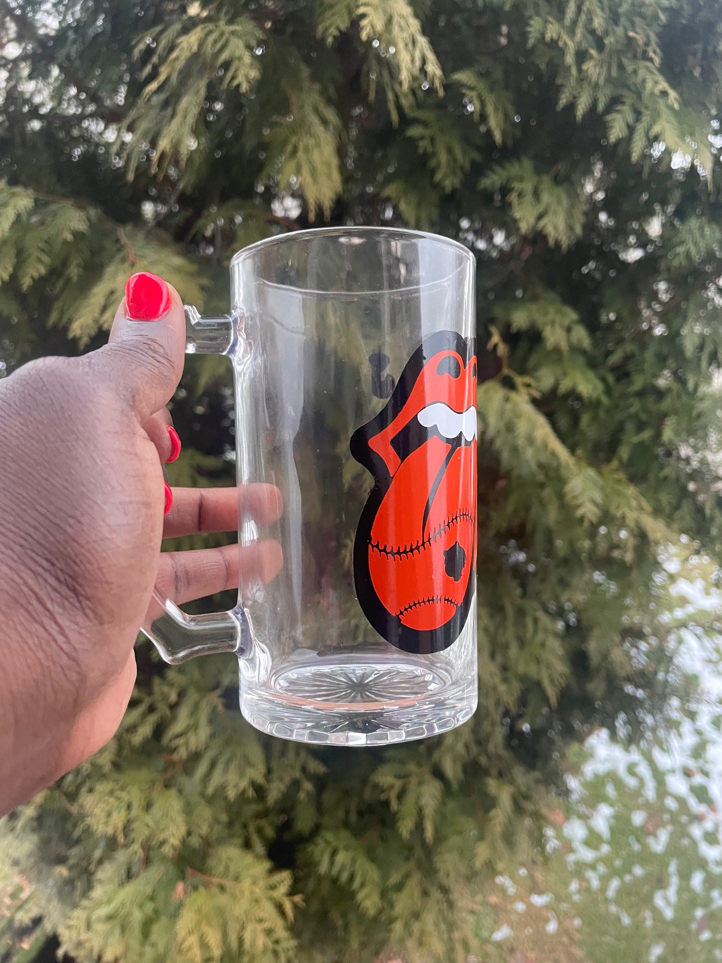 Bengals Tongue Beer Glass