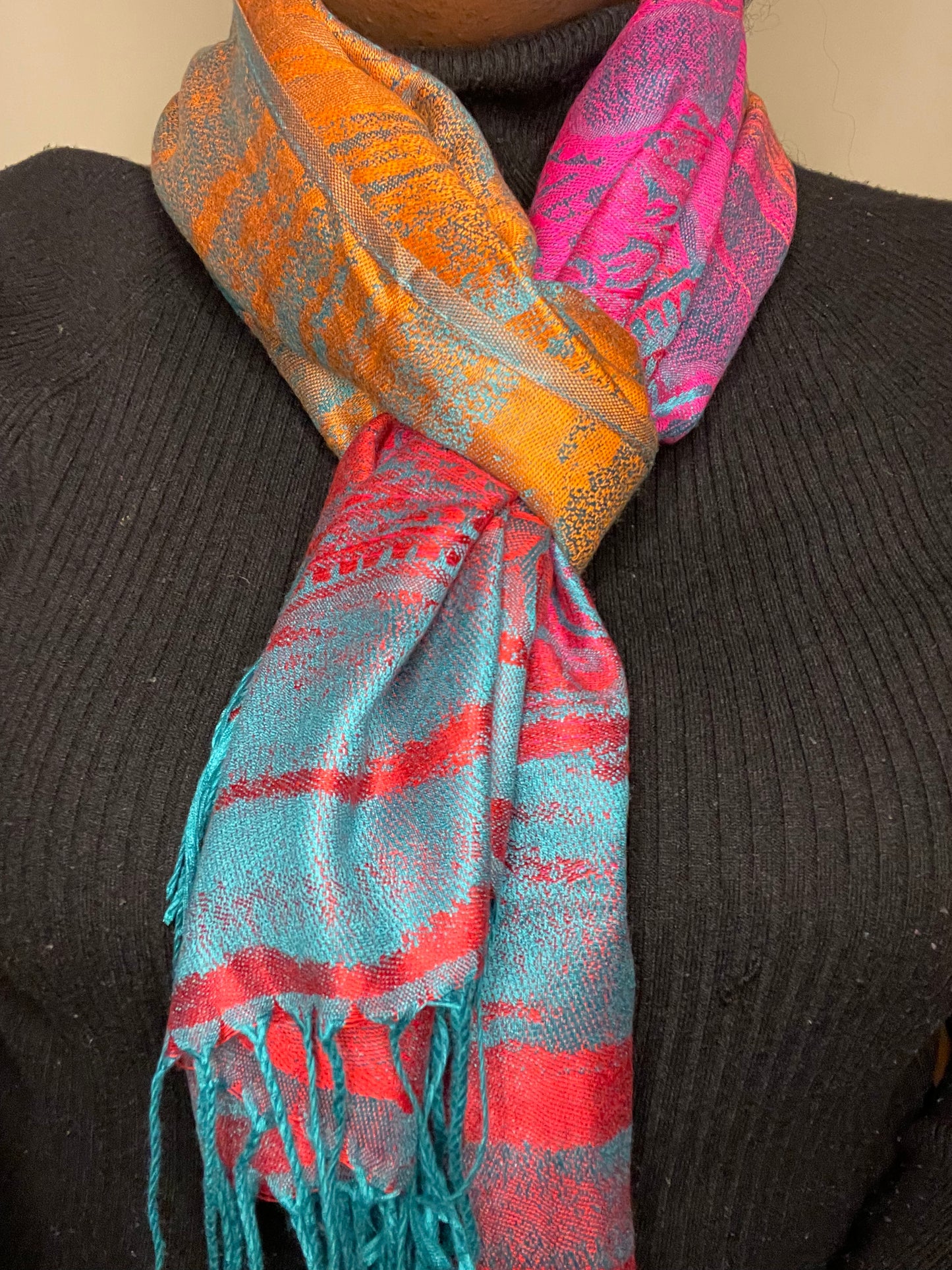 Multi- Cashmere Scarf/Shawl