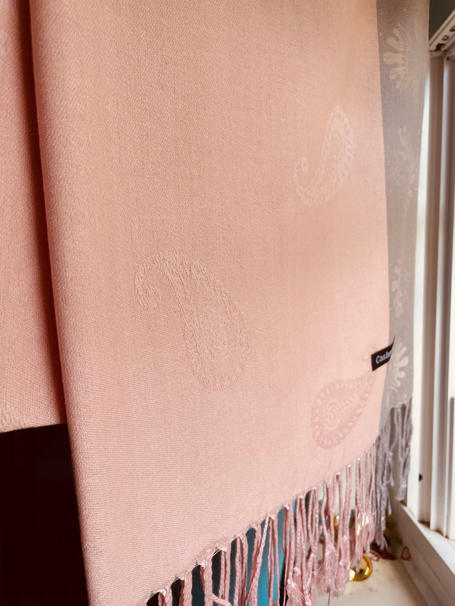 Framed Paisley - Cashmere Scarf /Shawl