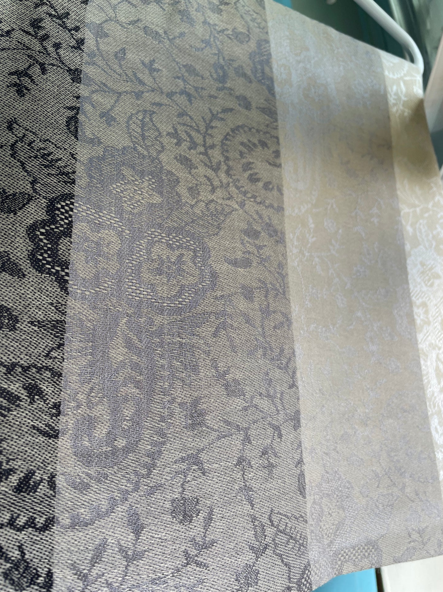 Patterned Rows - Cashmere Scarf /Shawl