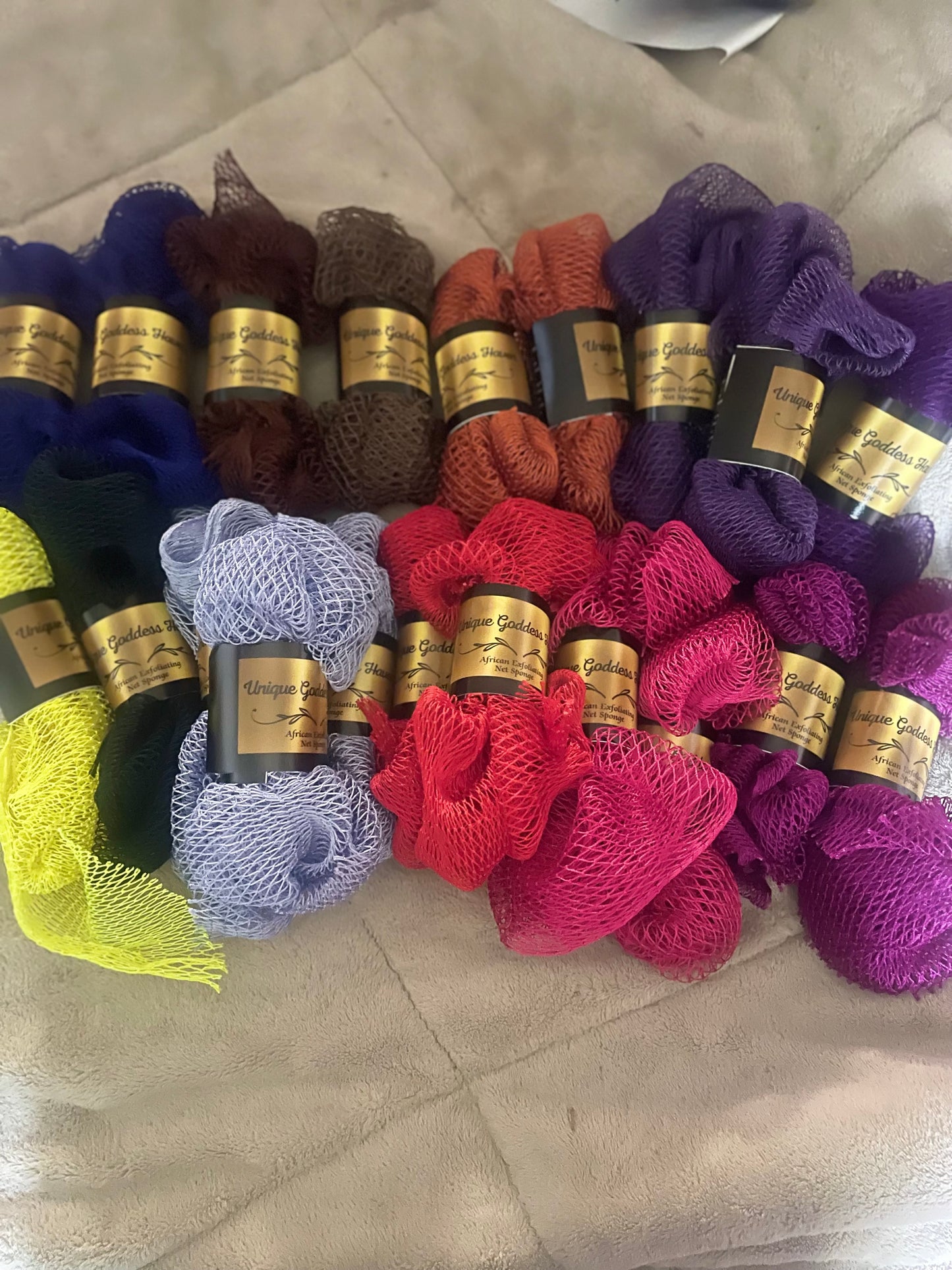 African Exfoliating Net Sponge
