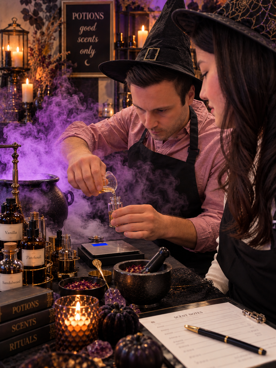 Potions & Charms: A Halloween Perfume & Cologne Making Experience