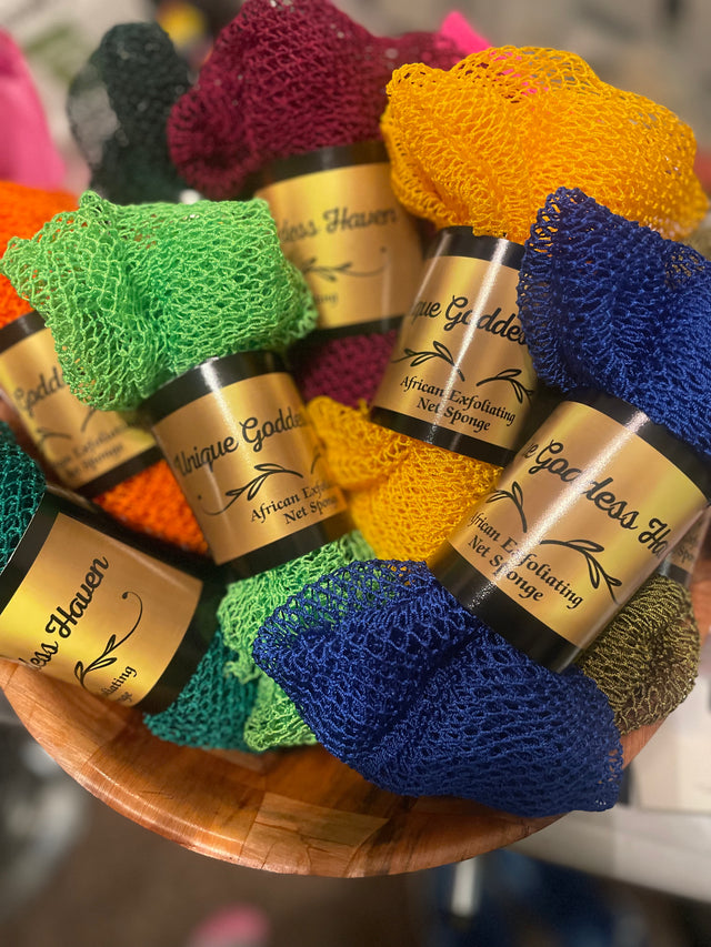 African Exfoliating Net Sponge