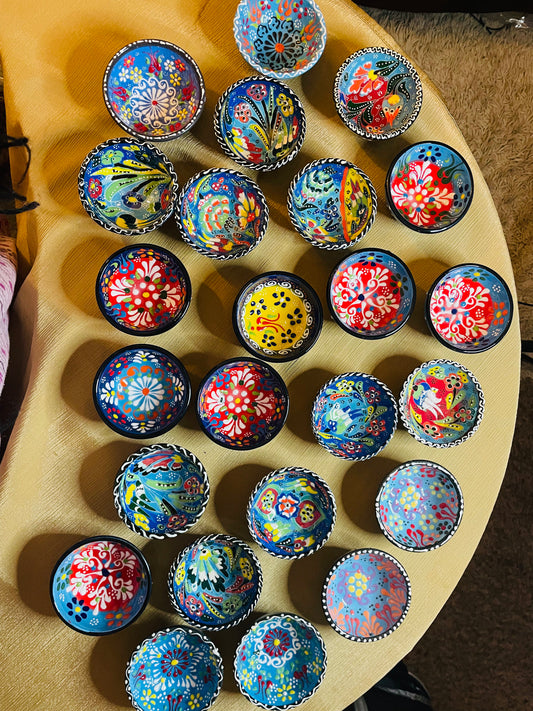 Handmade Ceramic Bowls- Blues