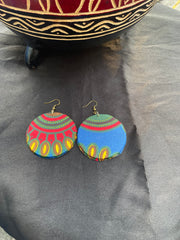 African/Ankara Fabric Earrings