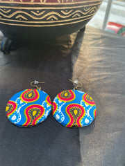 African/Ankara Fabric Earrings