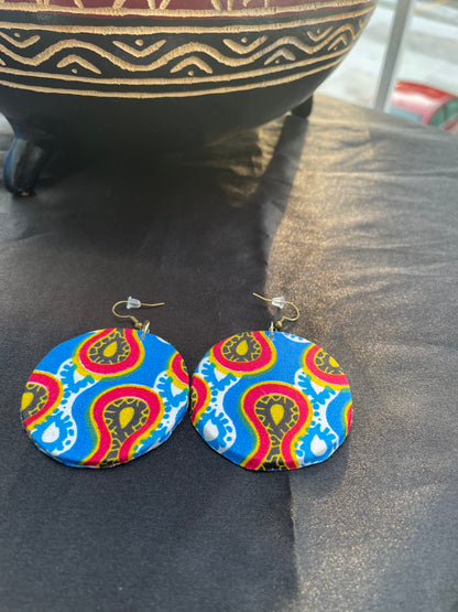 African/Ankara Fabric Earrings