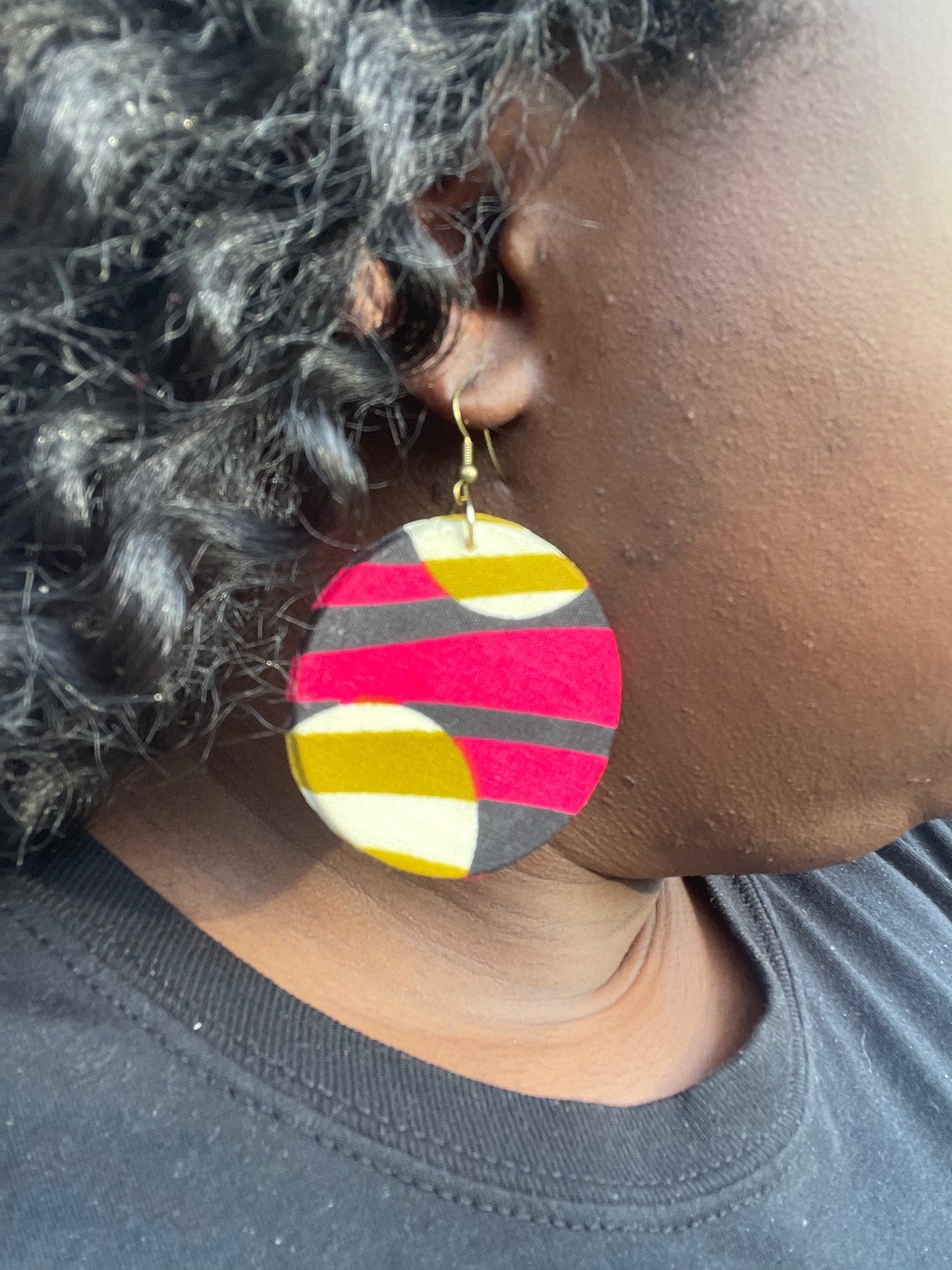 African/Ankara Fabric Earrings