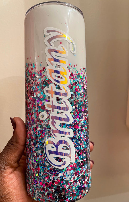 Mermaid Birthday Party Personalized Tumbler