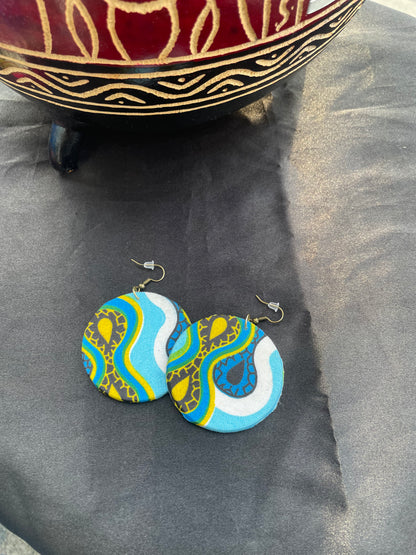 African/Ankara Fabric Earrings