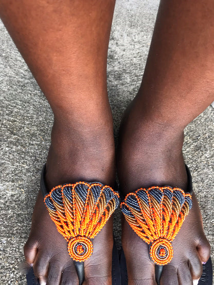 Handmaid East African Sandals - Fan/Butterfly Wing