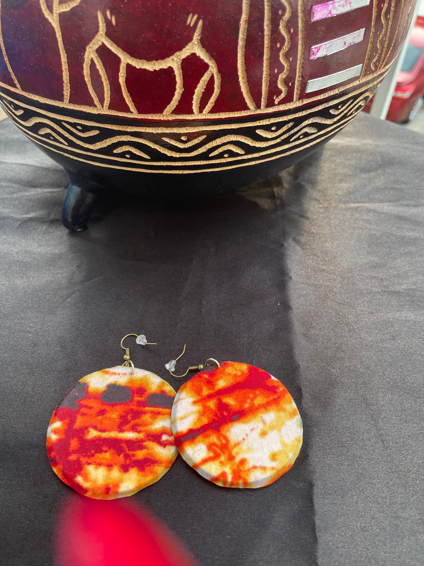 African/Ankara Fabric Earrings
