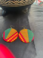 African/Ankara Fabric Earrings