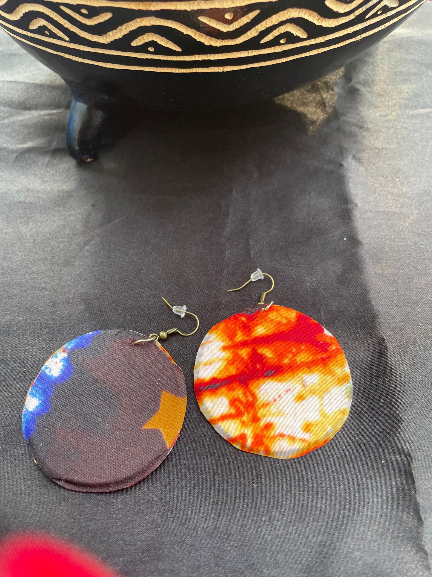 African/Ankara Fabric Earrings