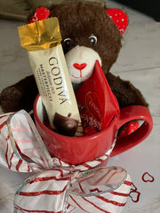 Valentine’s Day Teddy Bear & Cup Small Pack