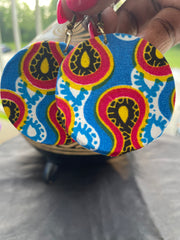African/Ankara Fabric Earrings