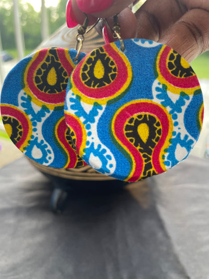 African/Ankara Fabric Earrings
