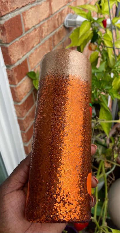Everything Spiced Fall Glitter/Sparkle Tumbler Cup