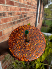 Fall/Autumn Snow Globe Glitter Venti Starbucks Tumbler w/Glitter Lid