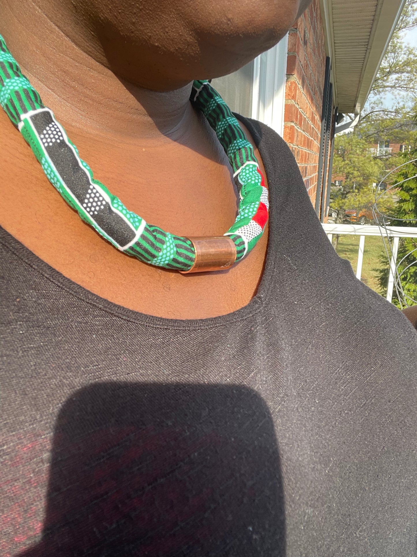 African/Ankara Fabric Necklaces