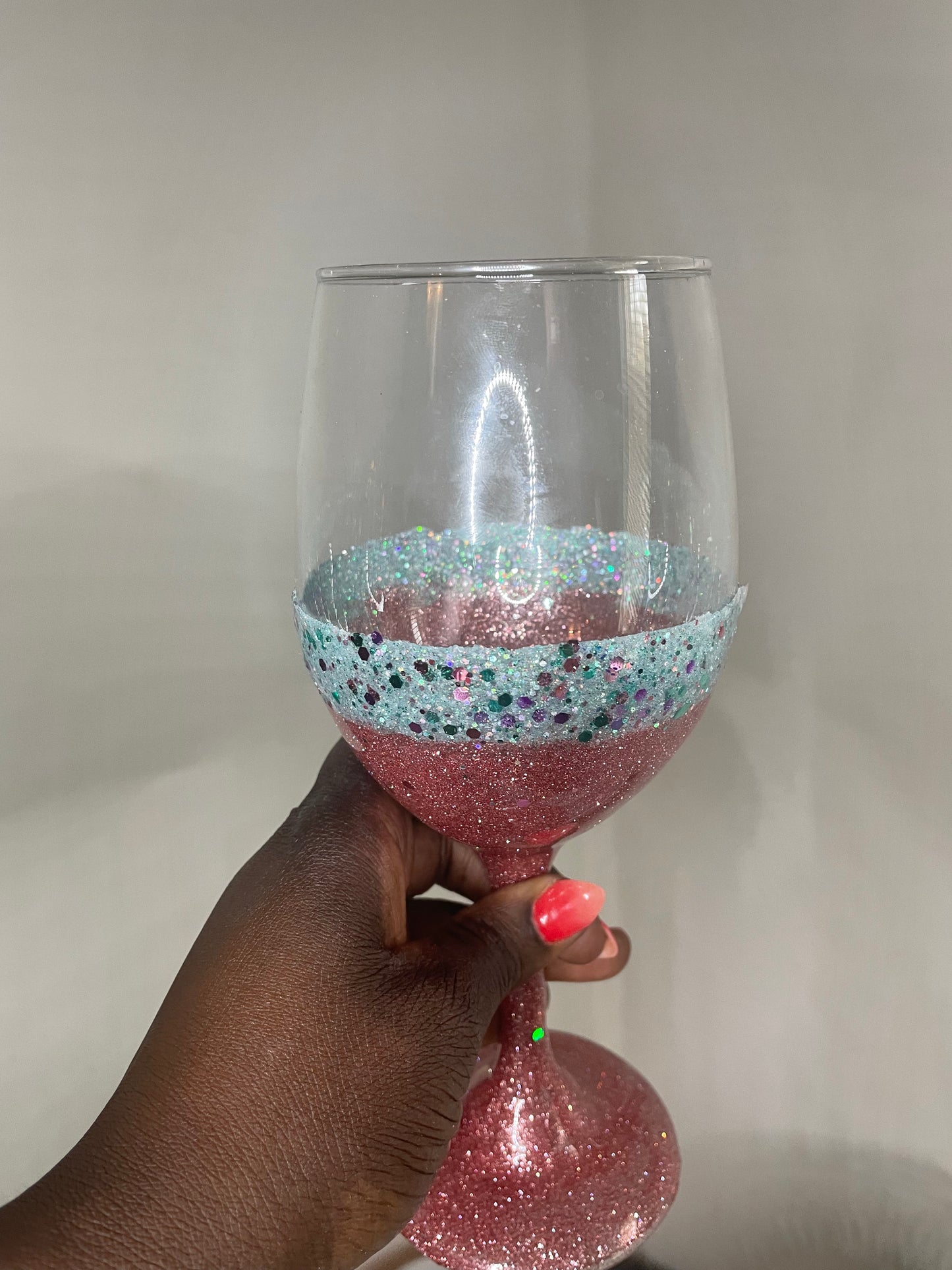 Party Glitter Wine Glass