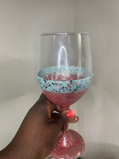 Party Glitter Wine Glass