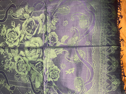 Roses - Cashmere Scarf /Shawl