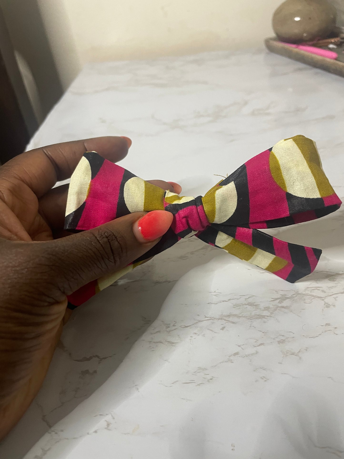 Girl Ankara/African Print Hair-Bows
