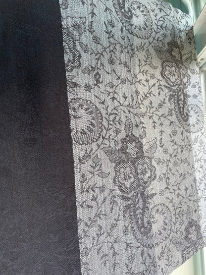 Patterned Rows - Cashmere Scarf /Shawl