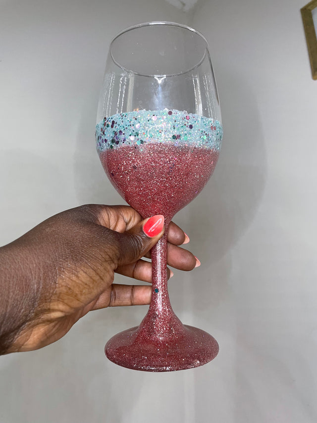 Party Glitter Wine Glass