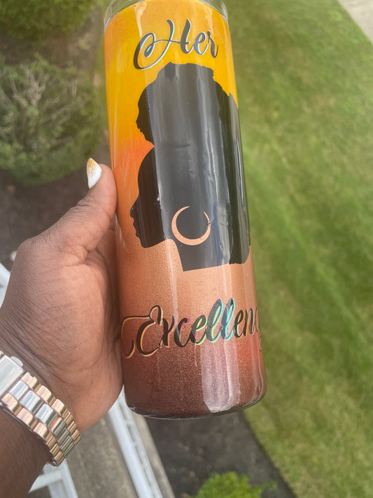 Her Excellency - African Woman Map Tumbler