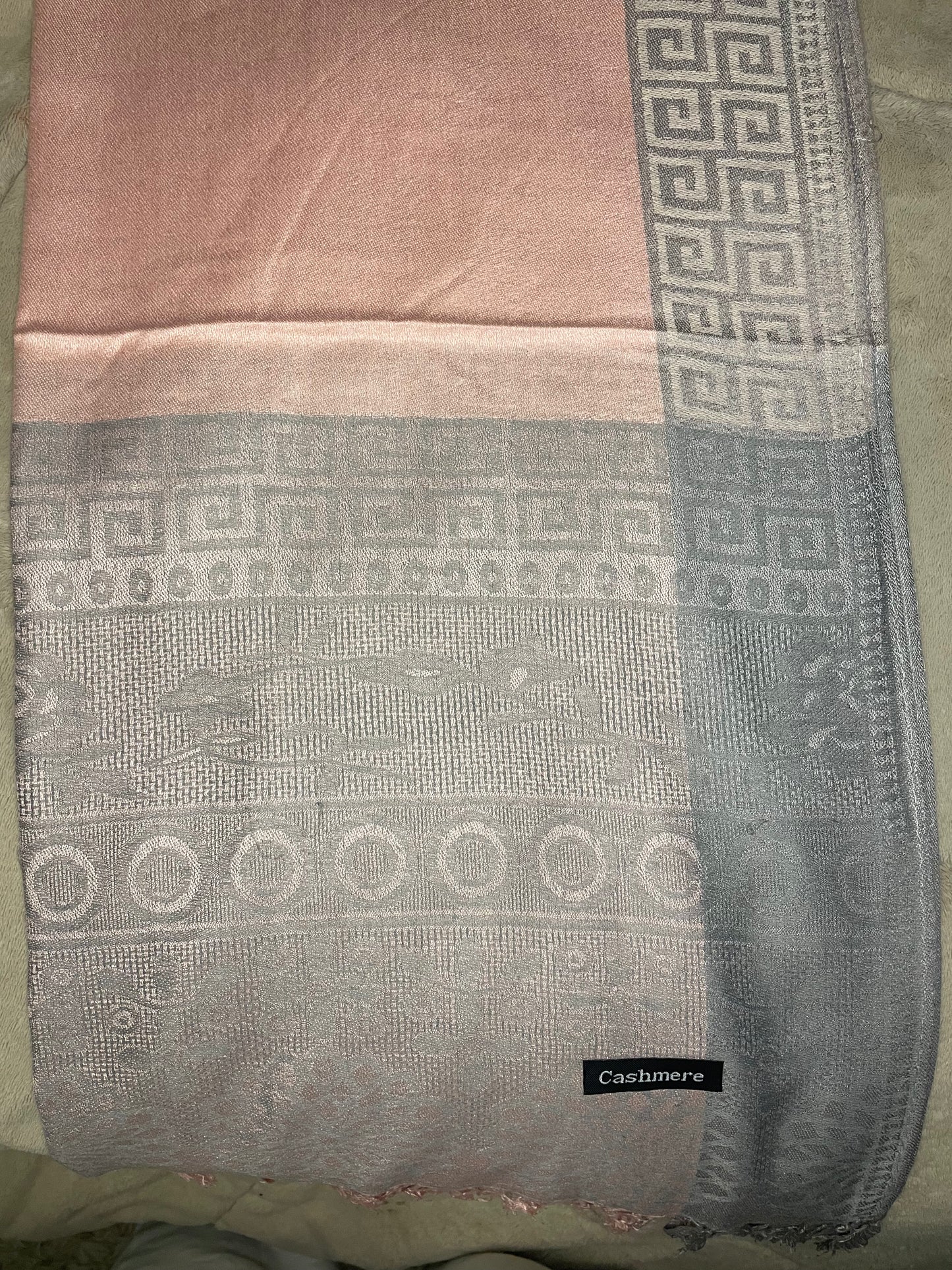 Square Edge - Cashmere Scarf /Shawl