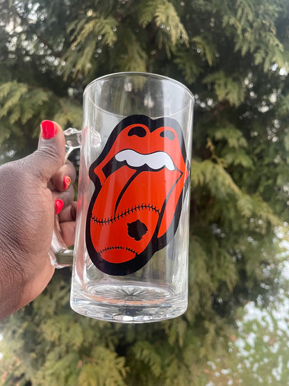 Bengals Tongue Beer Glass