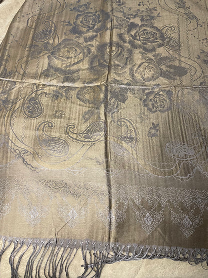 Roses - Cashmere Scarf /Shawl