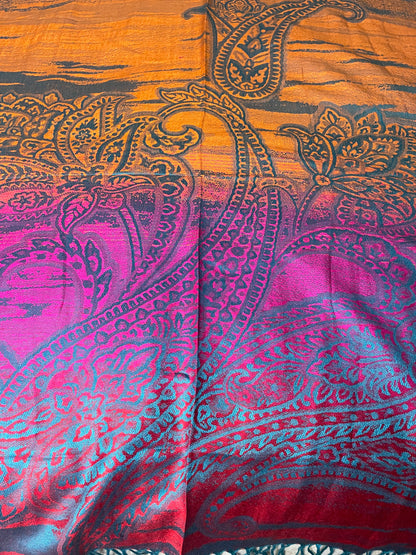 Multi- Cashmere Scarf/Shawl