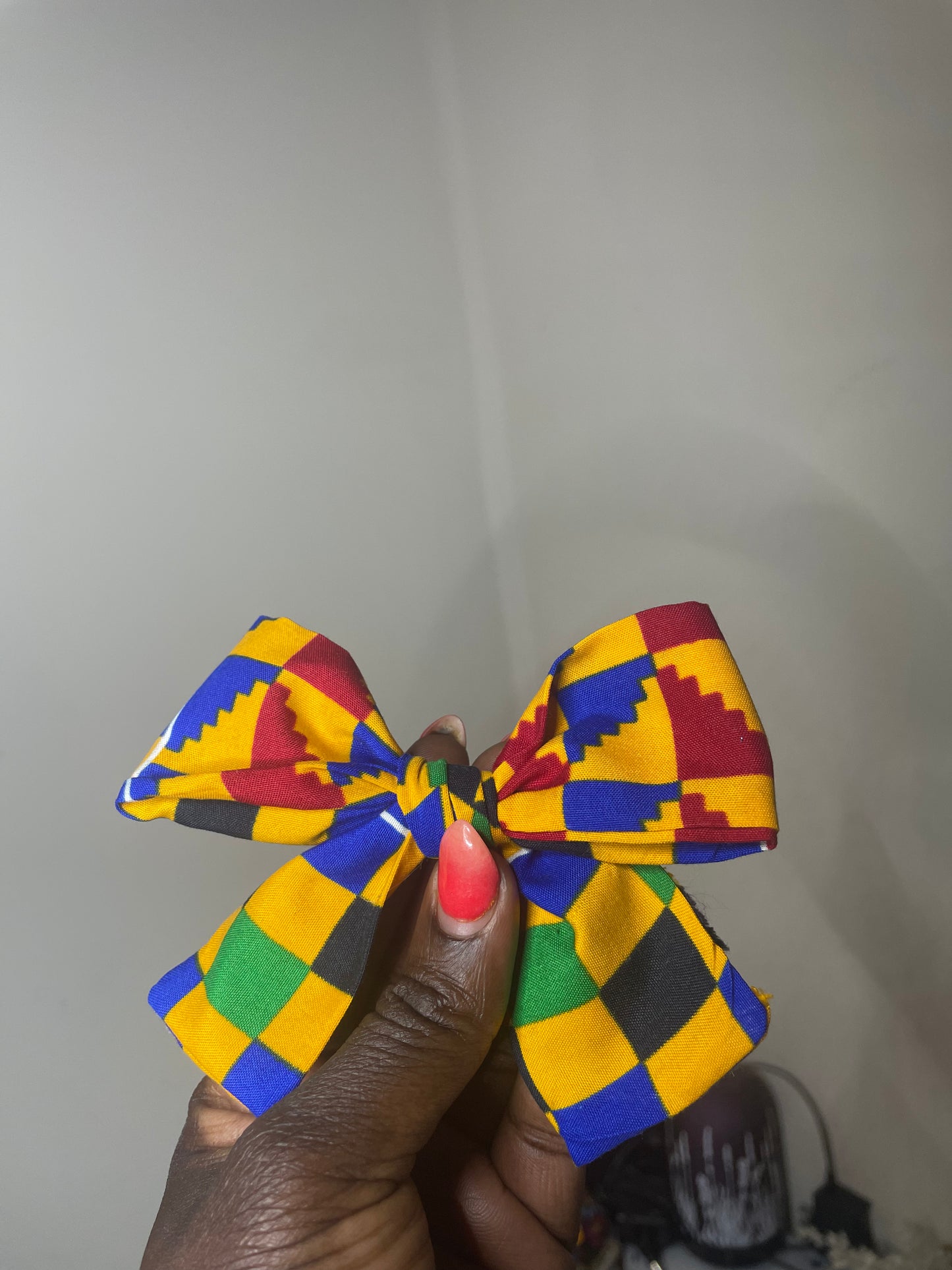 Girl Ankara/African Print Hair-Bows