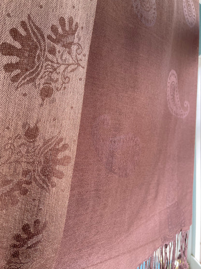 Framed Paisley - Cashmere Scarf /Shawl