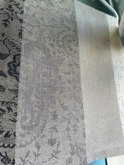 Patterned Rows - Cashmere Scarf /Shawl