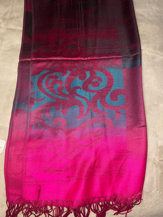 Patterned - Cashmere Scarf/Shawl