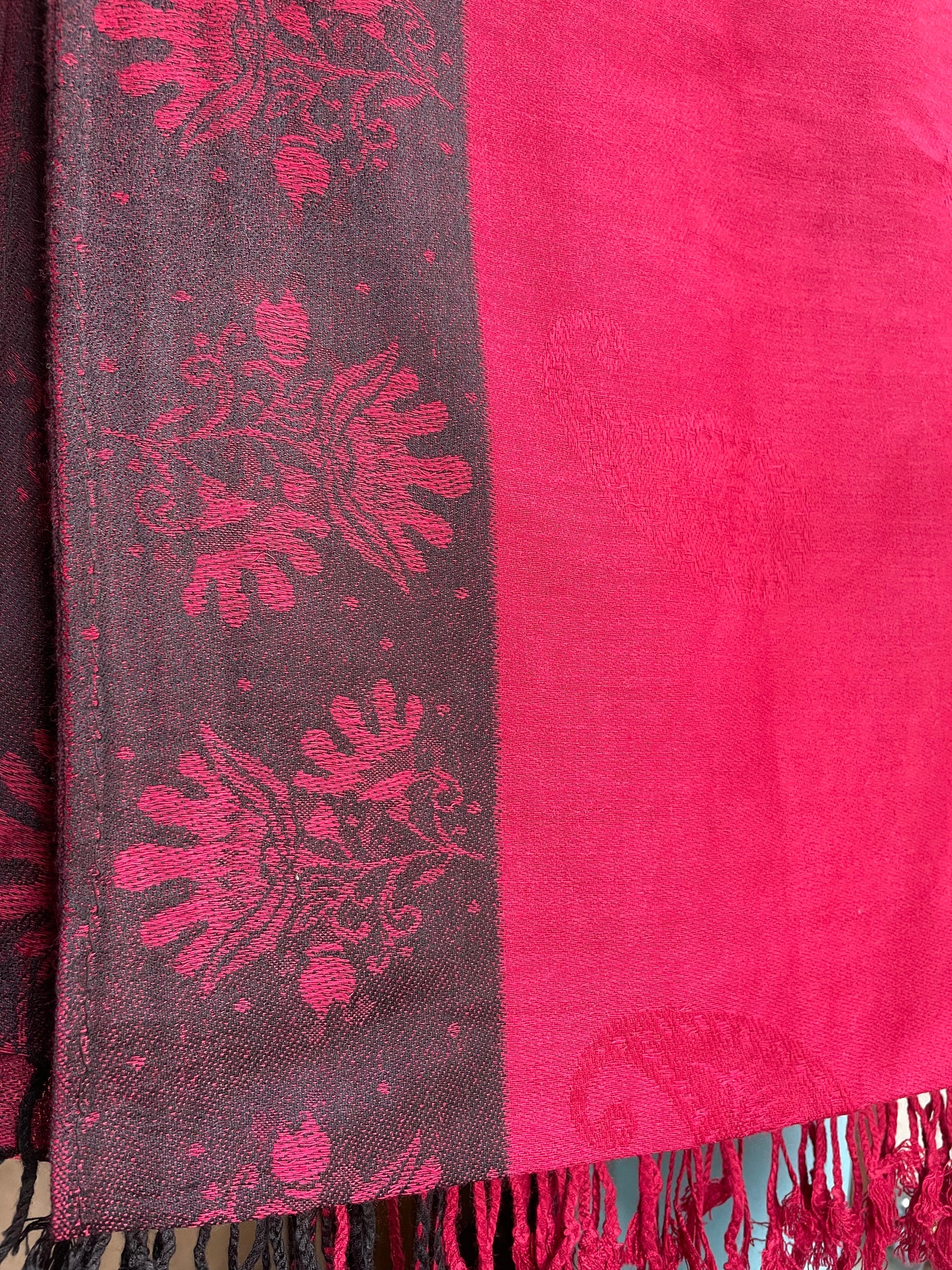Framed Paisley - Cashmere Scarf /Shawl