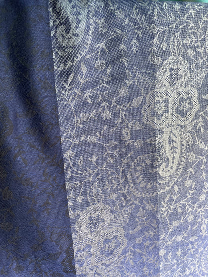 Patterned Rows - Cashmere Scarf /Shawl