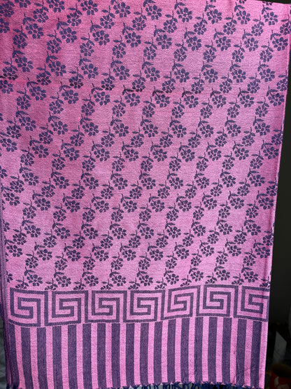 Flowers - Cashmere Scarf /Shawl