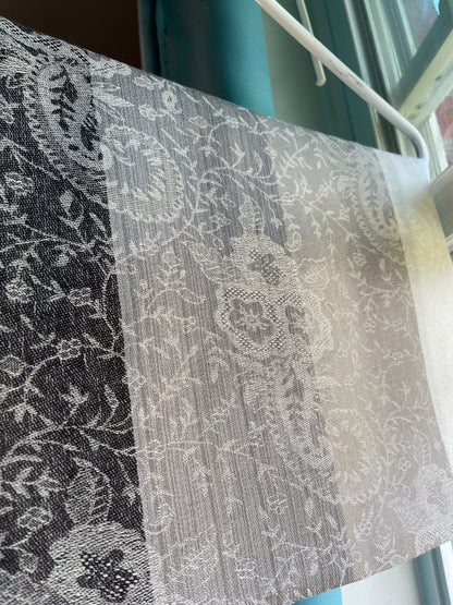 Patterned Rows - Cashmere Scarf /Shawl