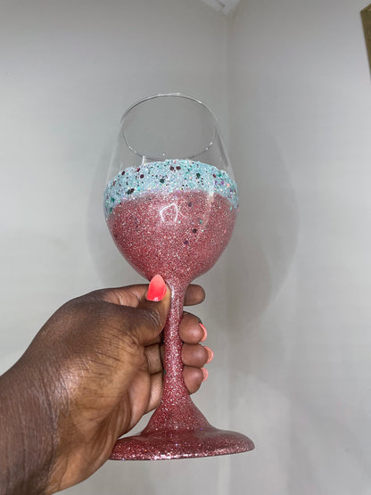 Party Glitter Wine Glass